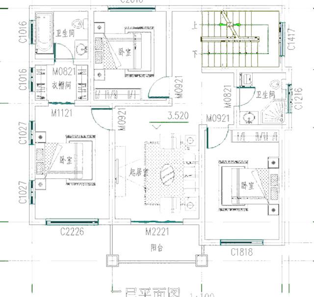 農(nóng)村三層別墅全套設(shè)計(jì)圖，造價(jià)經(jīng)濟(jì)，布局合理