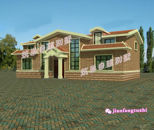 2套農(nóng)村二層別墅全套設(shè)計(jì)CAD施工圖推薦給您，可以回老家蓋別墅了