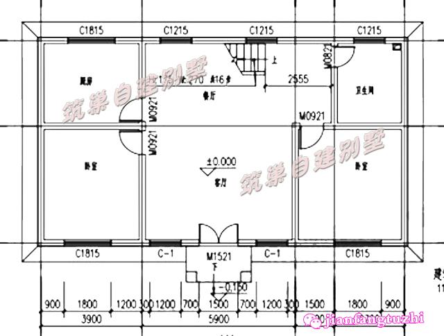 2套農(nóng)村二層別墅全套設(shè)計(jì)CAD施工圖推薦給您，可以回老家蓋別墅了