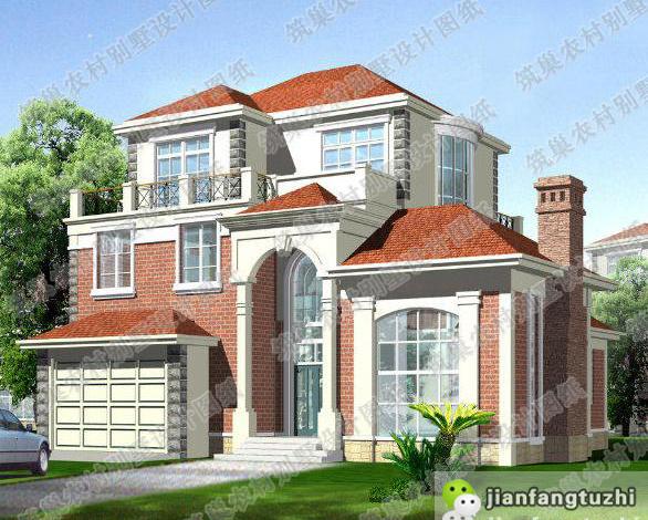 三層農(nóng)村別墅設(shè)計(jì)圖，現(xiàn)在的農(nóng)村房屋是越來越時(shí)尚大氣了