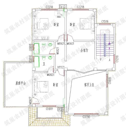 三層農(nóng)村別墅設(shè)計(jì)圖，現(xiàn)在的農(nóng)村房屋是越來越時(shí)尚大氣了
