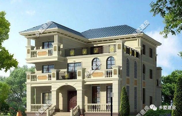 兩款歐式三層別墅設(shè)計(jì)圖，建一棟養(yǎng)老也行，喜歡歐式的不要錯(cuò)過(guò)