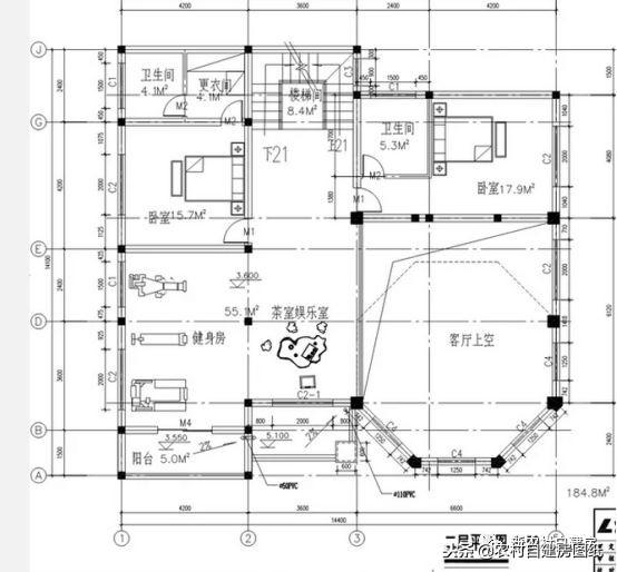 占地200平的三層豪華別墅設(shè)計(jì)圖，外觀漂亮大方，室內(nèi)布局功能合理，造價(jià)經(jīng)濟(jì)，絕對(duì)是你的菜！
