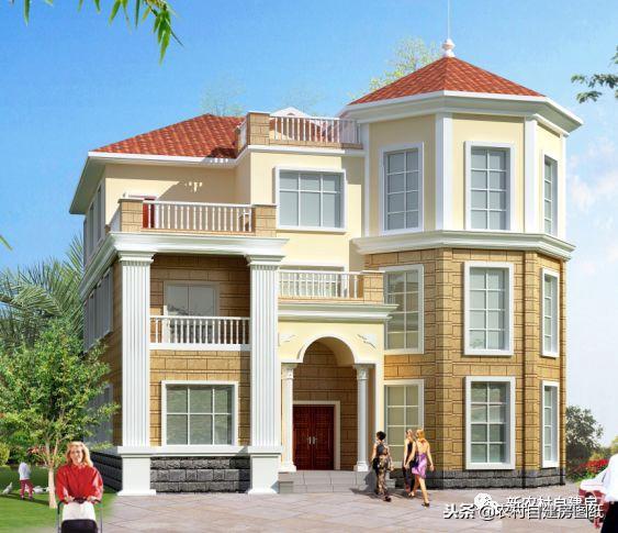 占地200平的三層豪華別墅設(shè)計(jì)圖，外觀漂亮大方，室內(nèi)布局功能合理，造價(jià)經(jīng)濟(jì)，絕對(duì)是你的菜！