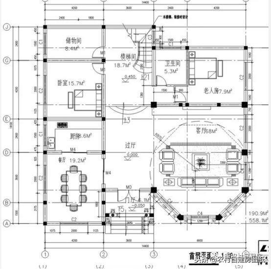 占地200平的三層豪華別墅設(shè)計(jì)圖，外觀漂亮大方，室內(nèi)布局功能合理，造價(jià)經(jīng)濟(jì)，絕對(duì)是你的菜！