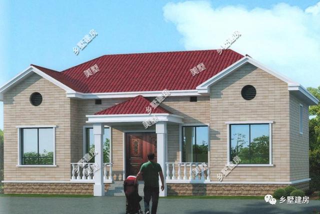 精選6套時下流行的農村一層別墅設計圖，十萬塊包你建成，希望有你中意的一款！