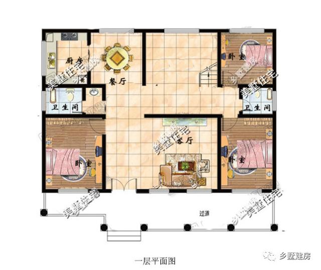 精選6套時下流行的農村一層別墅設計圖，十萬塊包你建成，希望有你中意的一款！