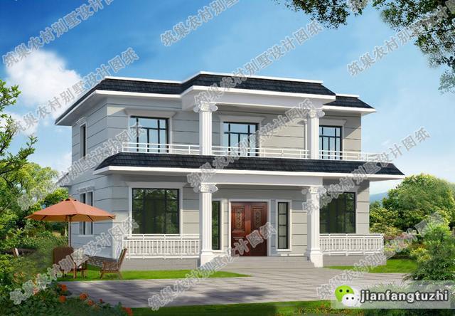 兩款進(jìn)深都是10米的農(nóng)村二層自建房，一款歐式田園風(fēng)，一款低造價，你更喜歡哪一款？