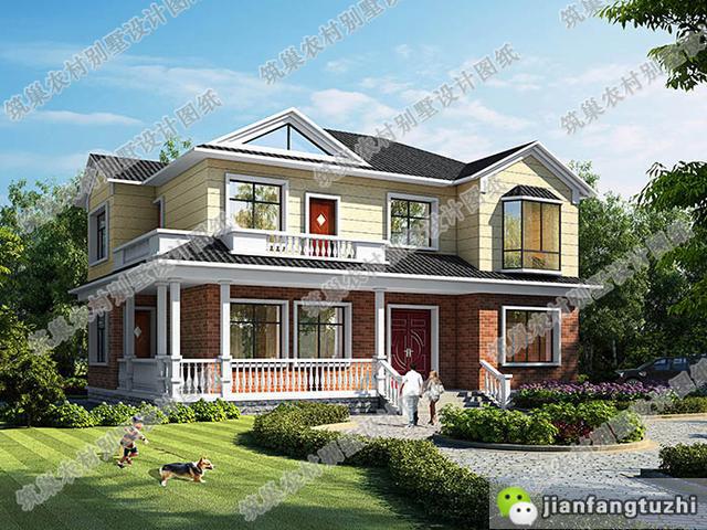 兩款進(jìn)深都是10米的農(nóng)村二層自建房，一款歐式田園風(fēng)，一款低造價，你更喜歡哪一款？