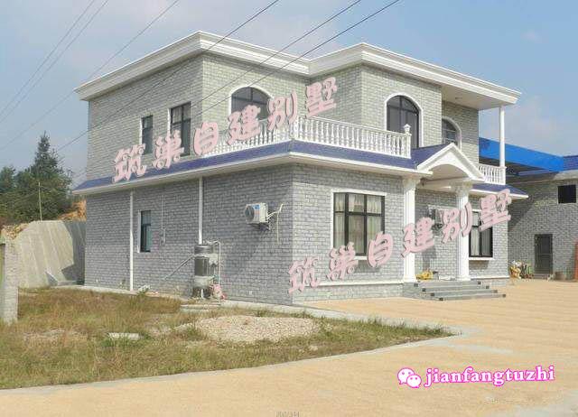 12.6米x13.5米農(nóng)村二層自建房，戶(hù)型簡(jiǎn)約方正，造價(jià)經(jīng)濟(jì)（含2張效果圖全套施工圖）