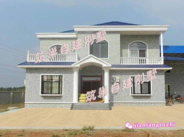 12.6米x13.5米農(nóng)村二層自建房，戶(hù)型簡(jiǎn)約方正，造價(jià)經(jīng)濟(jì)（含2張效果圖全套施工圖）