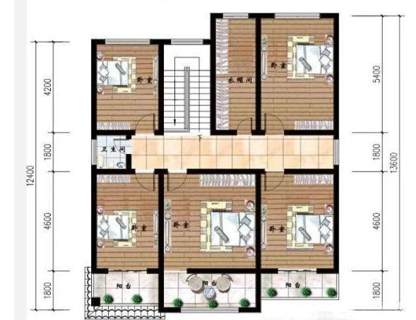 占地140平的兩款二層農(nóng)村自建房，六室兩廳，簡單實(shí)用，你肯定喜歡！