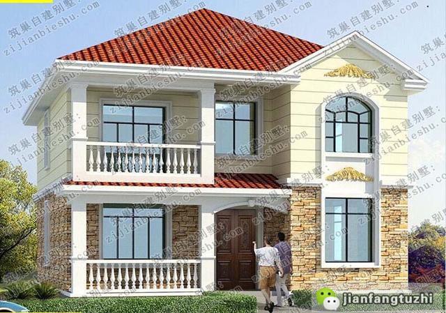 分享三款占地100平的二層鄉(xiāng)村自建房，挑來(lái)選去還是戶型3最實(shí)用！