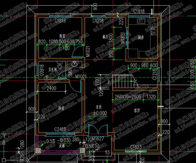 分享三款占地100平的二層鄉(xiāng)村自建房，挑來(lái)選去還是戶型3最實(shí)用！