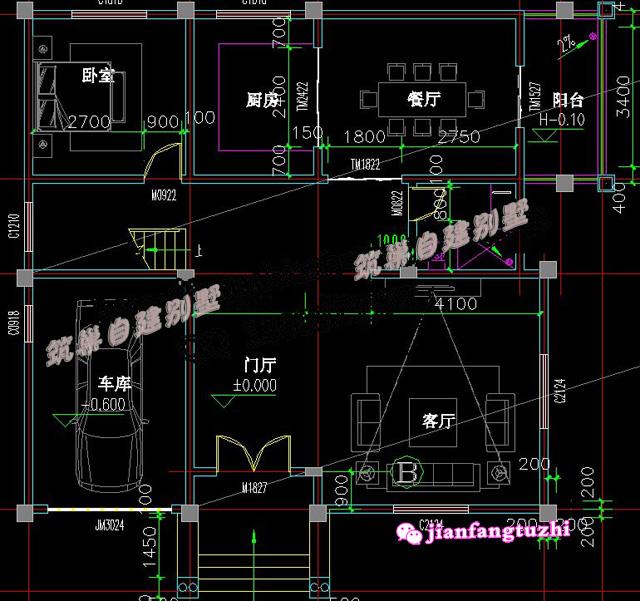 兩款帶陽臺的農(nóng)村小洋樓別墅設(shè)計圖，時尚大氣，功能性強，引領(lǐng)農(nóng)村別墅風(fēng)尚。