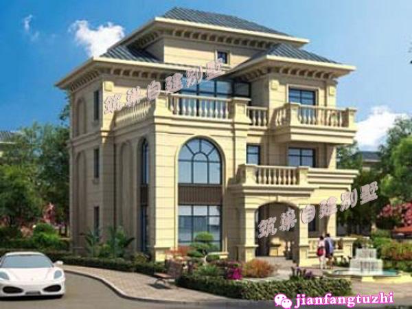 兩款帶陽臺的農(nóng)村小洋樓別墅設(shè)計圖，時尚大氣，功能性強，引領(lǐng)農(nóng)村別墅風(fēng)尚。