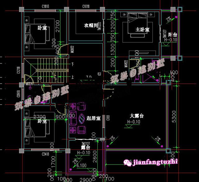 兩款帶陽臺的農(nóng)村小洋樓別墅設(shè)計圖，時尚大氣，功能性強，引領(lǐng)農(nóng)村別墅風(fēng)尚。