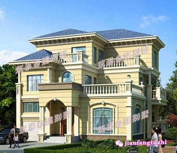 兩款帶陽臺的農(nóng)村小洋樓別墅設(shè)計圖，時尚大氣，功能性強，引領(lǐng)農(nóng)村別墅風(fēng)尚。