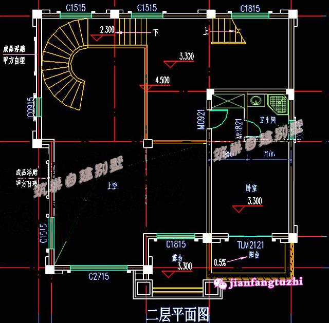 兩款帶陽臺的農(nóng)村小洋樓別墅設(shè)計圖，時尚大氣，功能性強，引領(lǐng)農(nóng)村別墅風(fēng)尚。