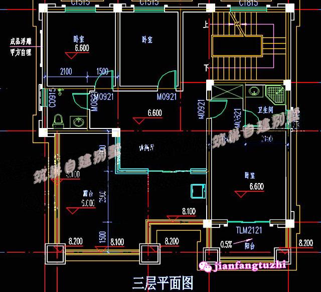 兩款帶陽臺的農(nóng)村小洋樓別墅設(shè)計圖，時尚大氣，功能性強，引領(lǐng)農(nóng)村別墅風(fēng)尚。