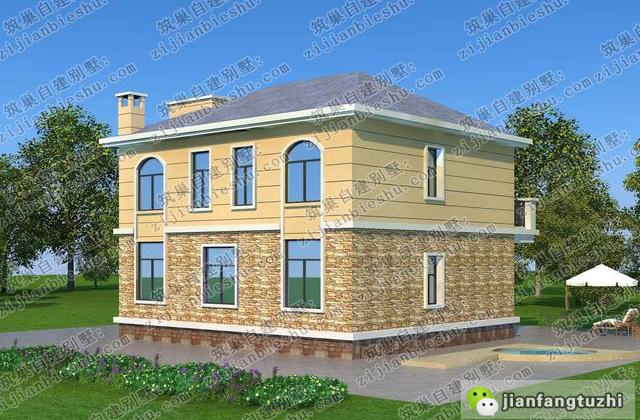 11×11米鄉(xiāng)村二層自建房，精致漂亮，美觀時(shí)尚，35萬(wàn)就可以拎包入?。? style="box-sizing: border-box; border-bottom-style: none; border-right-style: none; margin: 10px auto; display: block; max-width: 100%; border-top-style: none; border-left-style: none; -webkit-tap-highlight-color: transparent" src="/uploads/allimg/181103/14263S2K-0.jpg" inline="0" img_height="385" img_width="590" />
<p style="box-sizing: border-box; text-align: center; padding-bottom: 0px; line-height: 16px; margin: 0px; padding-left: 0px; padding-right: 0px; color: rgb(119,119,119); font-size: 12px; padding-top: 0px; -webkit-tap-highlight-color: transparent" class="pgc-img-caption">正面效果圖</p>
</div>
<p style="box-sizing: border-box; padding-bottom: 0px; widows: 2; text-transform: none; background-color: rgb(255,255,255); font-style: normal; text-indent: 0px; margin: 16px 0px; padding-left: 0px; padding-right: 0px; font-family: "PingFang SC", "Hiragino Sans GB", "Microsoft YaHei", "WenQuanYi Micro Hei", "Helvetica Neue", Arial, sans-serif; white-space: normal; orphans: 2; letter-spacing: normal; color: rgb(34,34,34); font-size: 16px; font-weight: normal; word-spacing: 0px; padding-top: 0px; -webkit-tap-highlight-color: transparent; font-variant-ligatures: normal; font-variant-caps: normal; -webkit-text-stroke-width: 0px">這款二層自建房采用磚混結(jié)構(gòu)，開(kāi)間進(jìn)深10.6×10.8米，總建筑面積216.96平方米。戶型方正，空間布局合理，帶有神位，符合農(nóng)村建房風(fēng)水。外墻采用文化石和真石漆結(jié)合裝飾，屋頂坡面設(shè)計(jì)，二樓有陽(yáng)臺(tái)和露臺(tái)設(shè)計(jì)，窗戶的形狀有拱形、方形，美觀時(shí)尚。</p>
<div style="box-sizing: border-box; padding-bottom: 0px; widows: 2; text-transform: none; background-color: rgb(255,255,255); font-style: normal; text-indent: 0px; margin: 0px; padding-left: 0px; padding-right: 0px; font-family: "PingFang SC", "Hiragino Sans GB", "Microsoft YaHei", "WenQuanYi Micro Hei", "Helvetica Neue", Arial, sans-serif; white-space: normal; orphans: 2; letter-spacing: normal; color: rgb(34,34,34); font-size: 16px; font-weight: normal; word-spacing: 0px; padding-top: 0px; -webkit-tap-highlight-color: transparent; font-variant-ligatures: normal; font-variant-caps: normal; -webkit-text-stroke-width: 0px" class="pgc-img"><img alt=