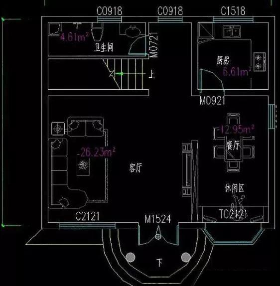 兩款二層別墅設(shè)計圖，第一款僅用60平米就實現(xiàn)了三室兩廳的超級功能，真是太牛了。