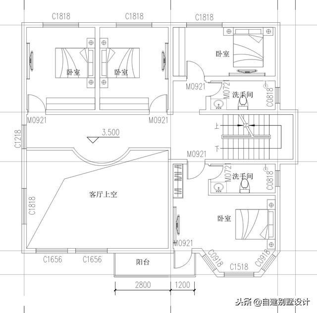 12x114款三層農(nóng)村自建房，安全、實(shí)用、美觀！