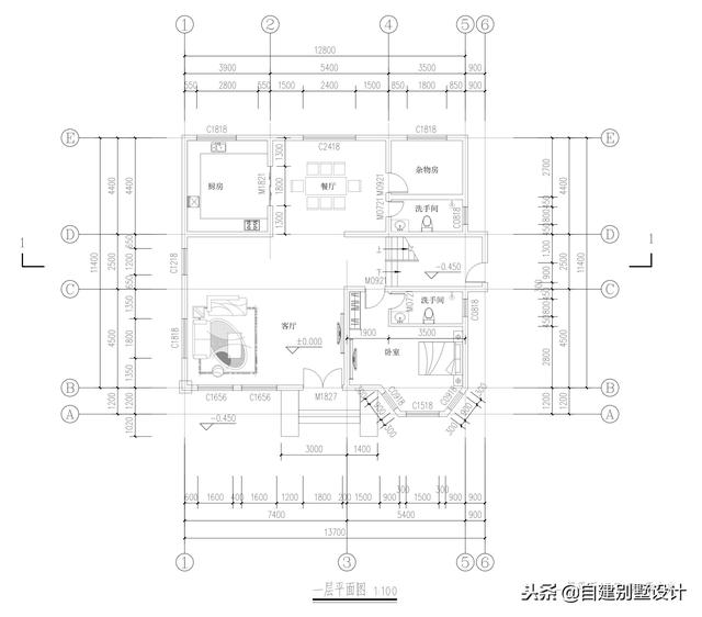 12x114款三層農(nóng)村自建房，安全、實(shí)用、美觀！