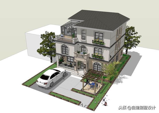 12x114款三層農(nóng)村自建房，安全、實(shí)用、美觀！