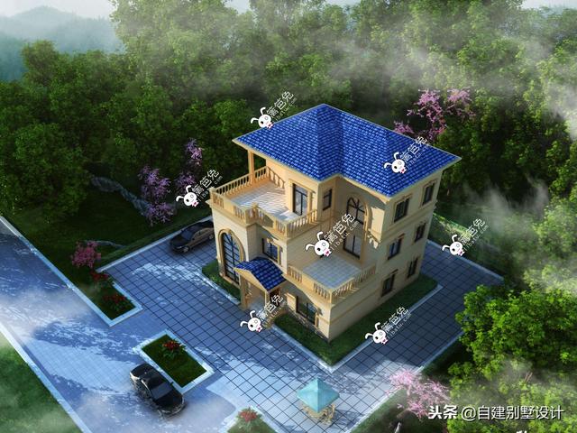 12x114款三層農(nóng)村自建房，安全、實(shí)用、美觀！