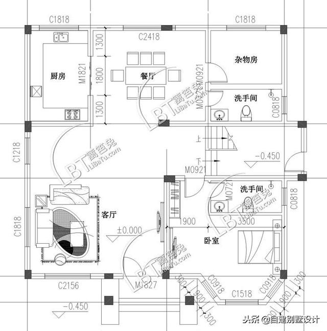 12x114款三層農(nóng)村自建房，安全、實(shí)用、美觀！