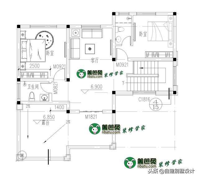 12x114款三層農(nóng)村自建房，安全、實(shí)用、美觀！
