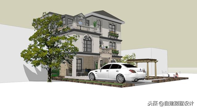 12x114款三層農(nóng)村自建房，安全、實(shí)用、美觀！