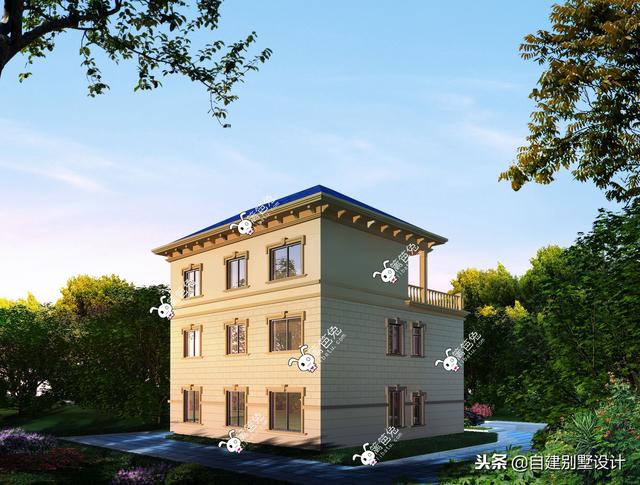 12x114款三層農(nóng)村自建房，安全、實(shí)用、美觀！