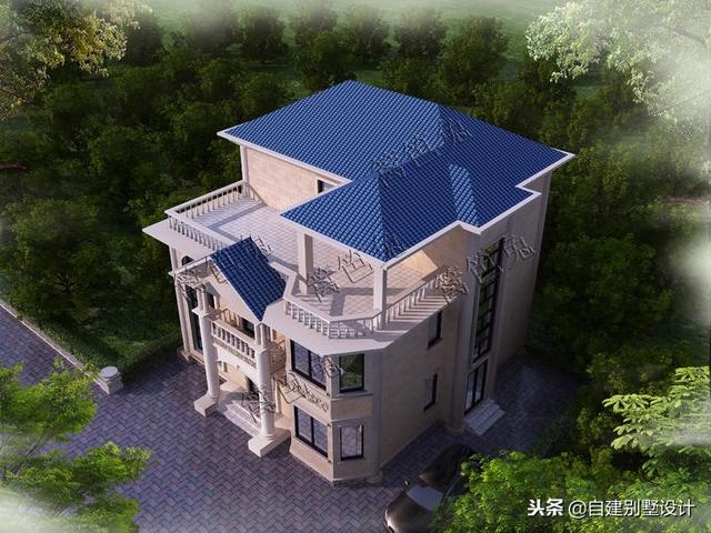 12x114款三層農(nóng)村自建房，安全、實(shí)用、美觀！