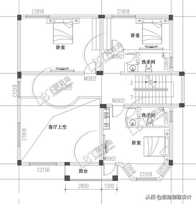 12x114款三層農(nóng)村自建房，安全、實(shí)用、美觀！