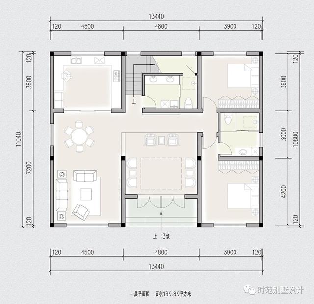 10x13米二層中式別墅設(shè)計(jì)圖，帶庭院，精致、華麗，花鳥山水間的千百年傳承
