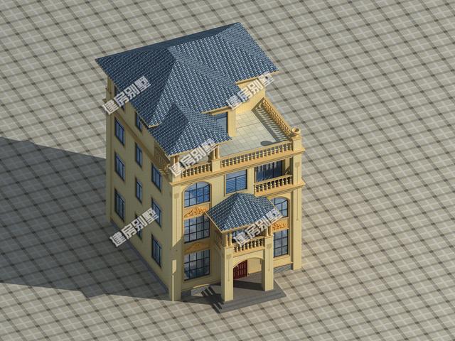 超大氣四層別墅設計圖，占地132平，外觀光彩奪目羨煞旁人