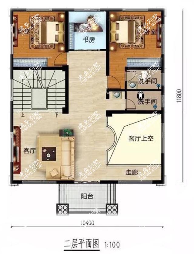 超大氣四層別墅設計圖，占地132平，外觀光彩奪目羨煞旁人