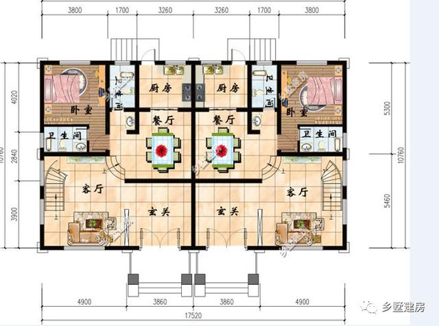 四層農(nóng)村自建房設(shè)計(jì)圖，精致又美麗