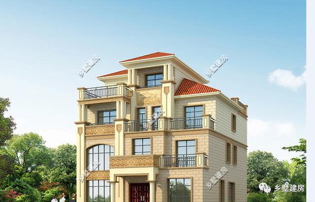 四層農(nóng)村自建房設(shè)計(jì)圖，精致又美麗