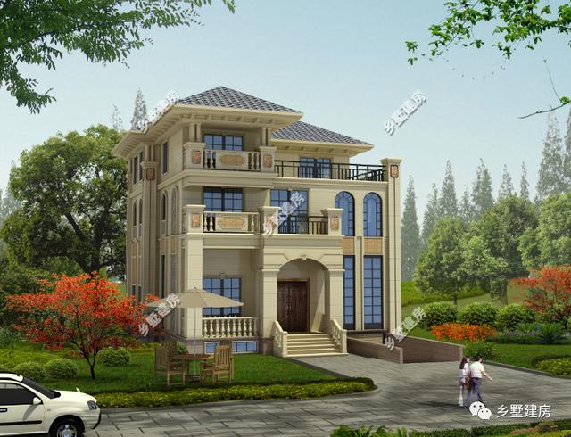 四層農(nóng)村自建房設(shè)計(jì)圖，精致又美麗