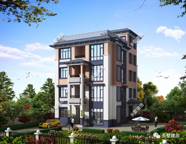 四層農(nóng)村自建房設(shè)計(jì)圖，精致又美麗