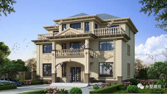 四層農(nóng)村自建房設(shè)計(jì)圖，精致又美麗