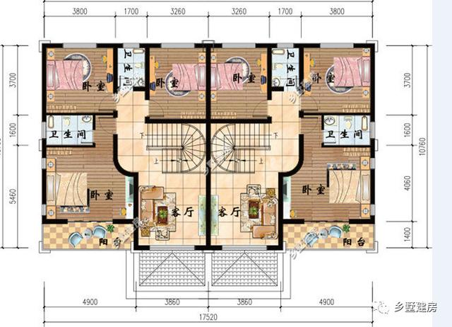 四層農(nóng)村自建房設(shè)計(jì)圖，精致又美麗