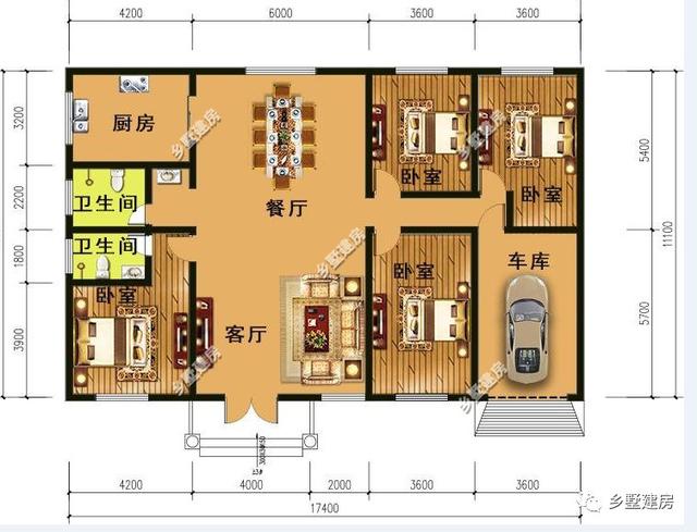 一款很適合用來當(dāng)作周末度假的典雅別墅，設(shè)計優(yōu)美，簡約大氣