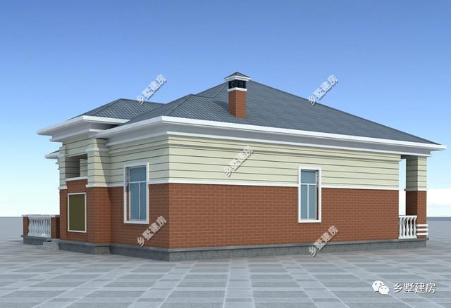 一款很適合用來當(dāng)作周末度假的典雅別墅，設(shè)計優(yōu)美，簡約大氣