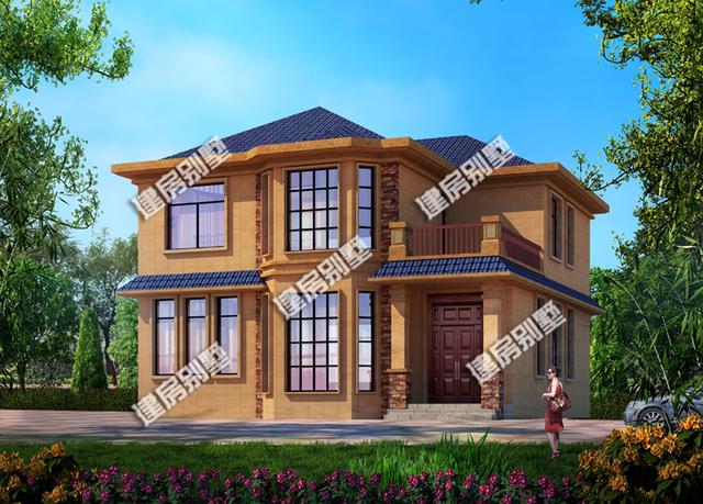 二層自建房設(shè)計圖，11.74x12.9米，帶堂屋設(shè)計，足夠滿足需要