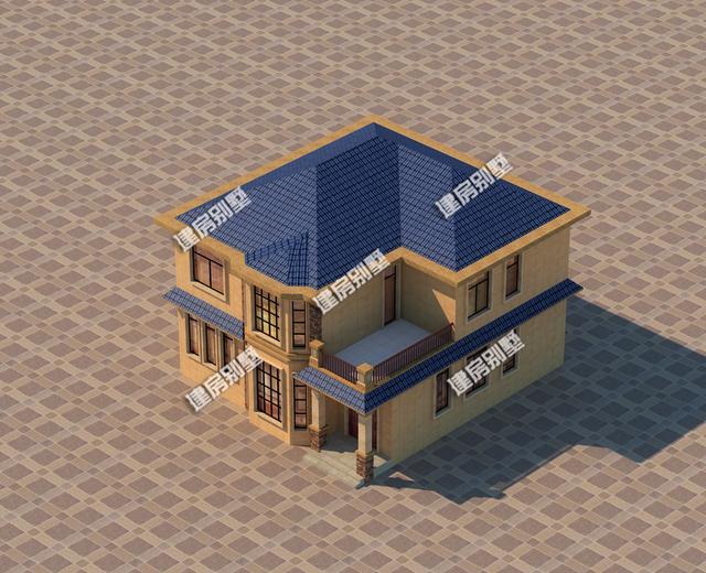 二層自建房設(shè)計圖，11.74x12.9米，帶堂屋設(shè)計，足夠滿足需要