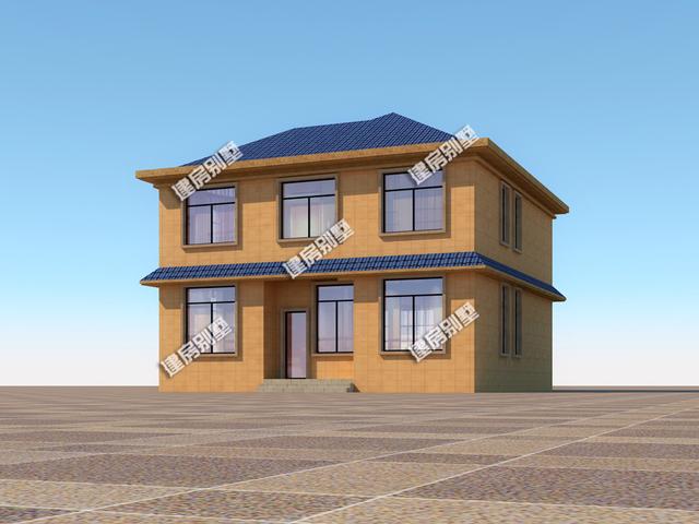 二層自建房設(shè)計圖，11.74x12.9米，帶堂屋設(shè)計，足夠滿足需要